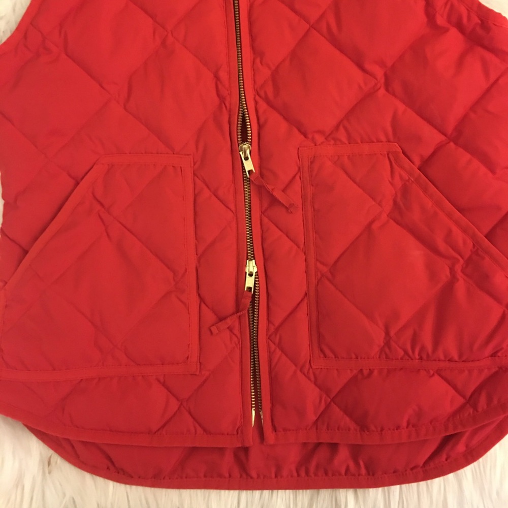 J. Crew | red | excursion | puff vest - Picture 6 of 12